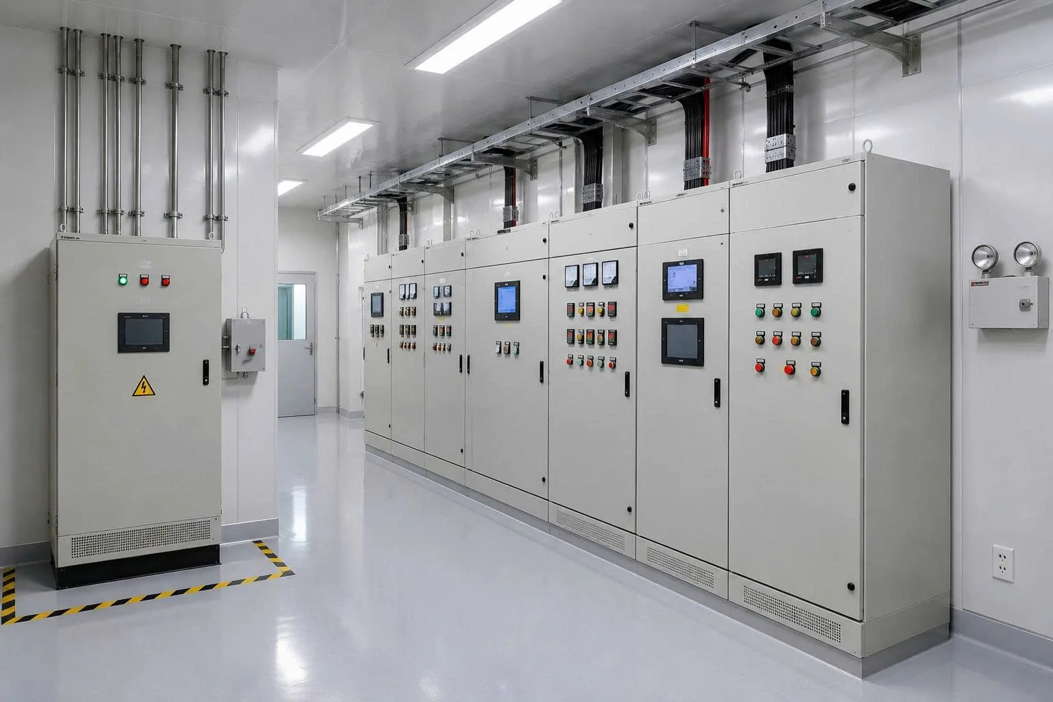 What does a cleanroom electrical system include?