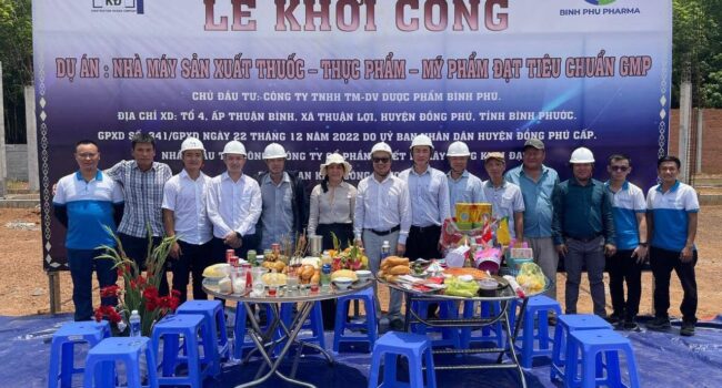 CÔNG TY TNHH TMDV DƯỢC PHẨM BÌNH PHÚ LỰA CHỌN M&E HOÀNG SA LÀ ĐƠN VỊ THI CÔNG NHÀ MÁY SẢN XUẤT THUỐC – THỰC PHẨM – MỸ PHẨM ĐẠT CHUẨN GMP